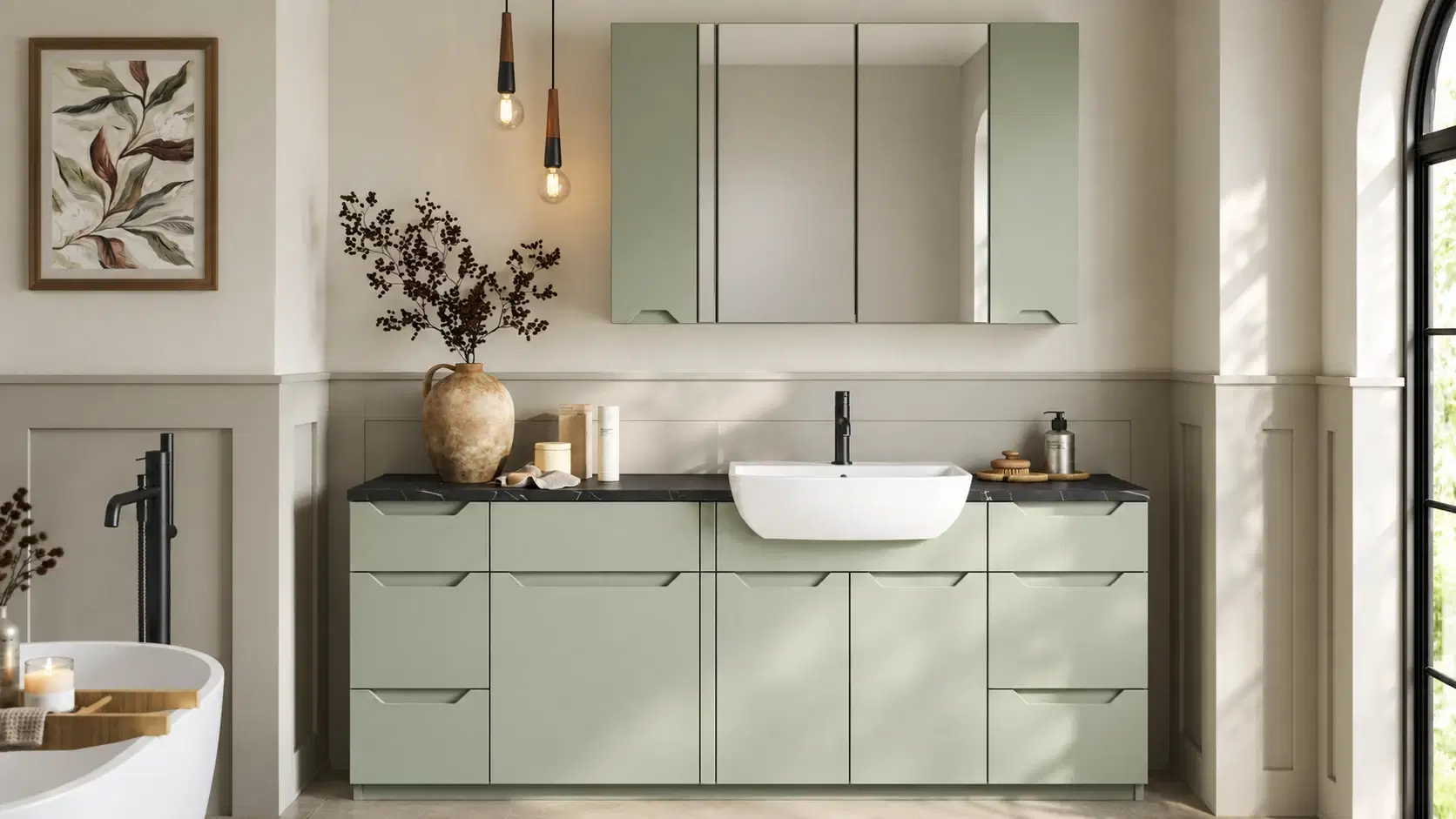 Bathroom furniture and fittings