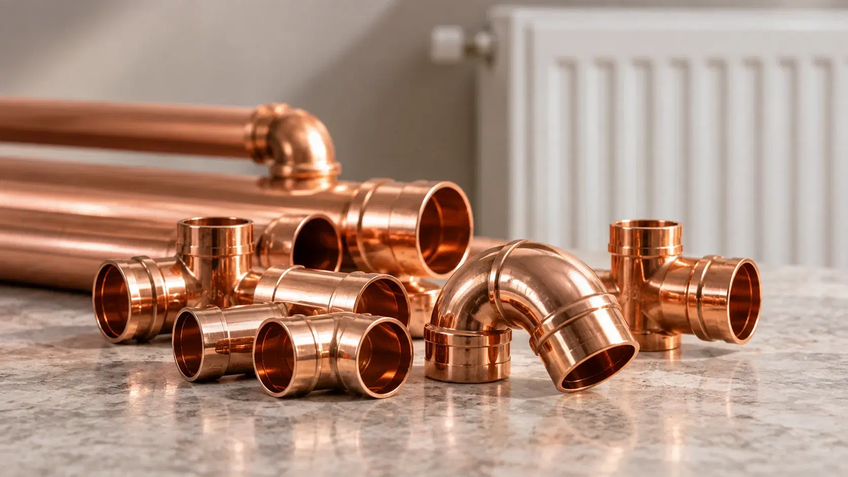 Pipework and plumbing fittings