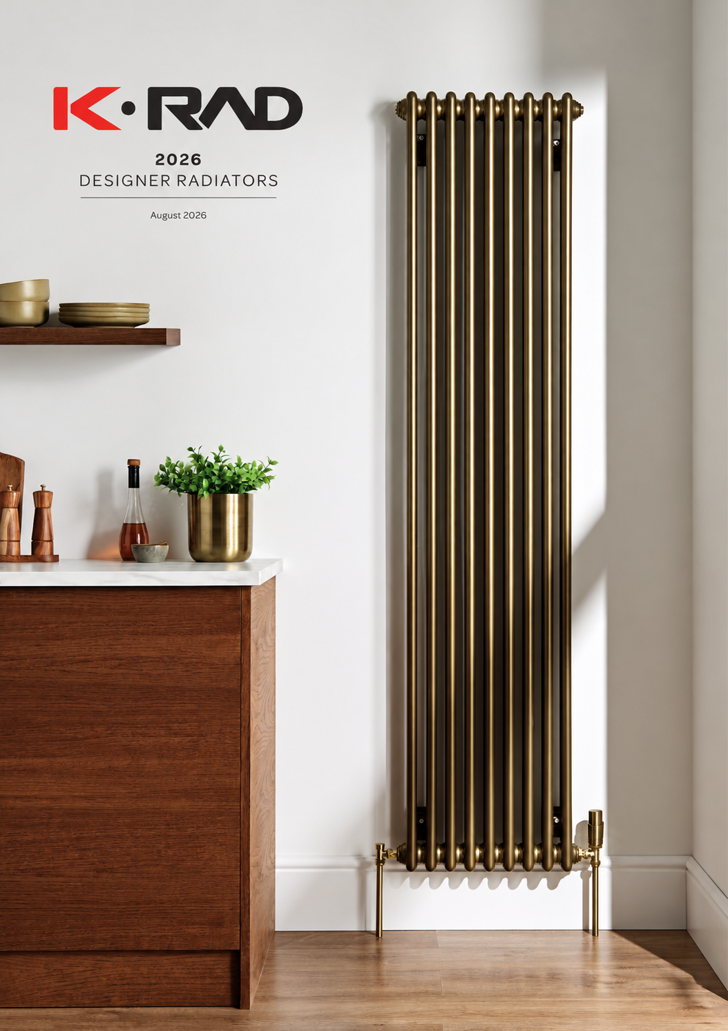 K-Rad Designer Radiators August 2026 catalogue cover
