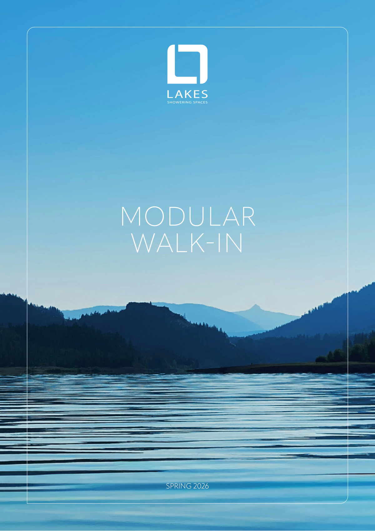 Lakes Modular Walk-In Collection brochure cover